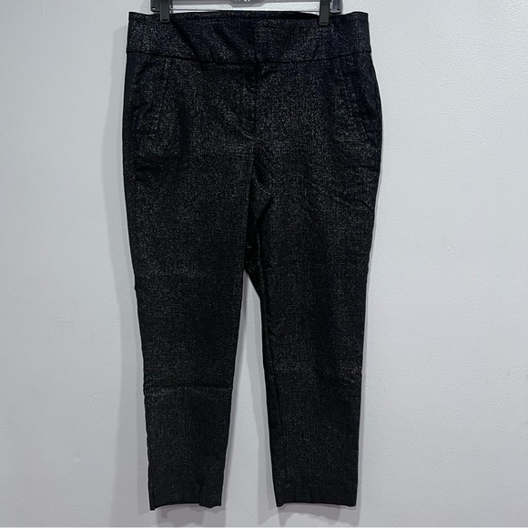 Lane  Bryant Fit Slim Ank shimmer pants size 18 - Picture 3 of 6
